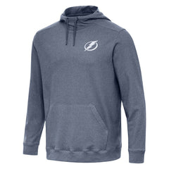 Tampa Bay Lightning Antigua Cloud Pullover Hoodie - Heather Navy Hoodies