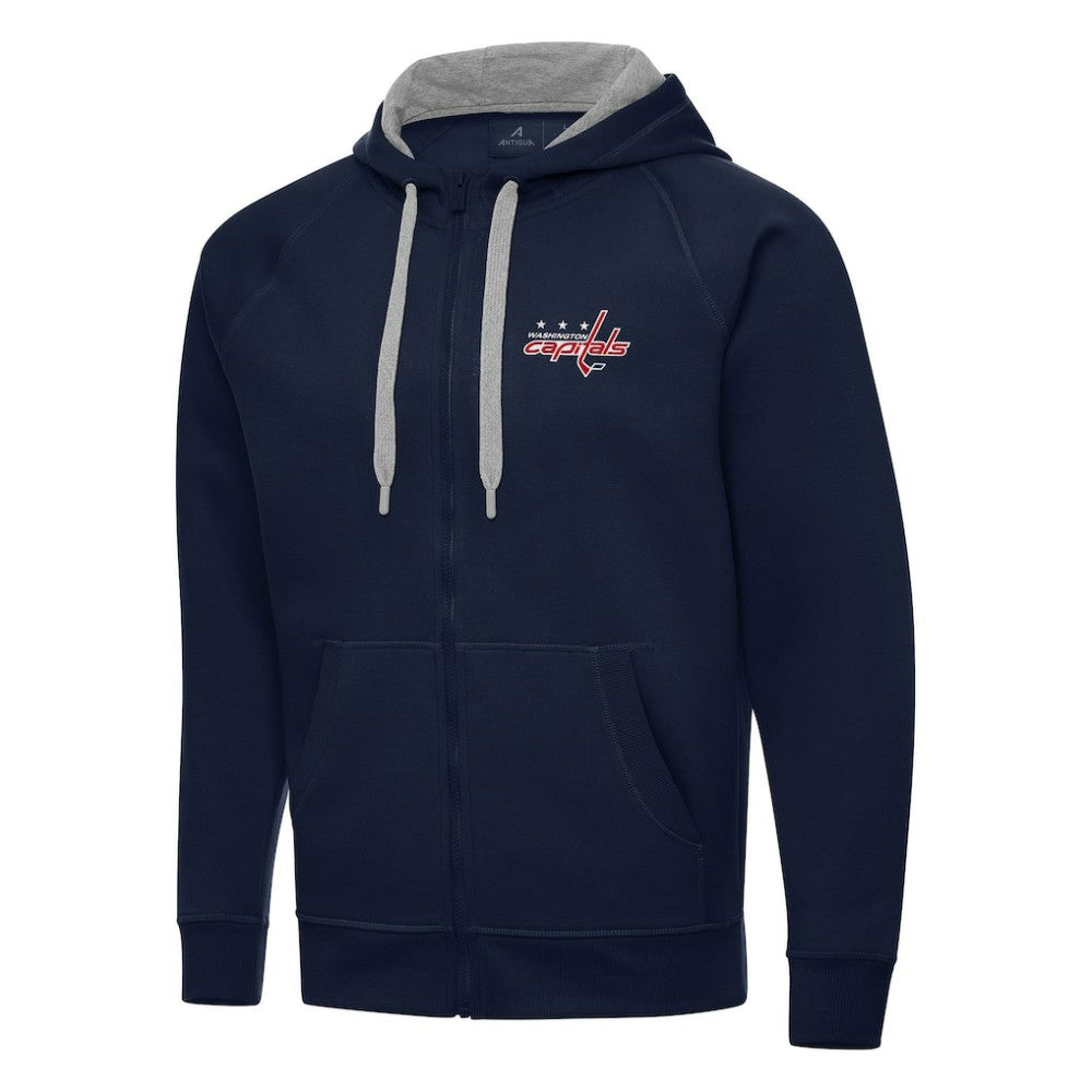 Washington Capitals Antigua Big & Tall Victory Full-Zip Hoodie - Navy Hoodies