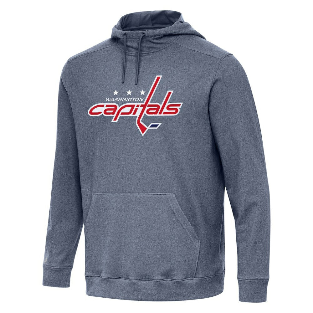 Washington Capitals Antigua Cloud Pullover Hoodie - Heather Navy Hoodies