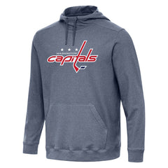 Washington Capitals Antigua Cloud Pullover Hoodie - Heather Navy Hoodies