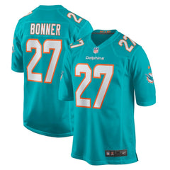 Ethan Bonner Miami Dolphins Game Jersey - Aqua discount