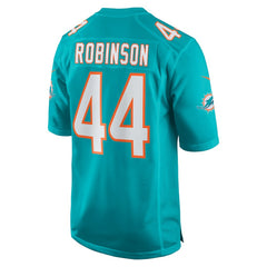Chop Robinson Miami Dolphins Game Jersey - Aqua on sale
