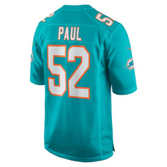 Patrick Paul Miami Dolphins Game Jersey - Aqua cheap