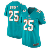 Jaylen Wright Miami Dolphins Women's Game Jersey - Aqua outlet
