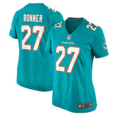 Ethan Bonner Miami Dolphins Women's Game Jersey - Aqua for sale