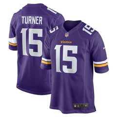 Dallas Turner Minnesota Vikings Game Jersey - Purple cheap