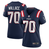 Caedan Wallace New England Patriots Women's Game Jersey - Navy online