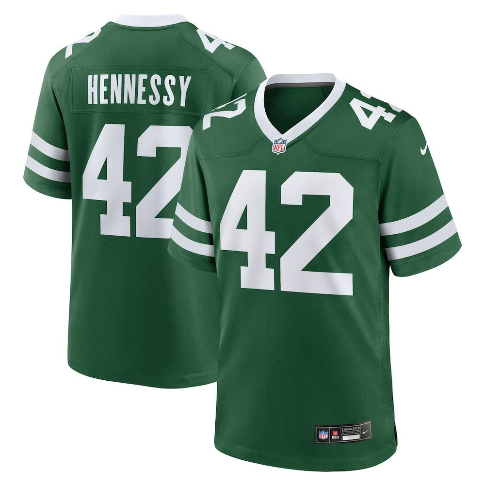 Thomas Hennessy New York Jets Team Game Jersey - Legacy Green cheap