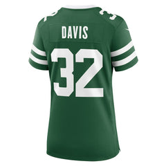 Isaiah Davis New York Jets Women's Game Jersey - Legacy Green outlet