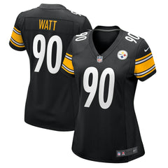 T.J. Watt Pittsburgh Steelers Women's Team Game Jersey - Black on sale
