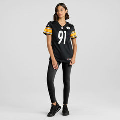 Logan Lee Pittsburgh Steelers Women's Team Game Jersey - Black online