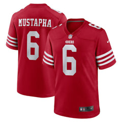 Malik Mustapha San Francisco 49ers Game Jersey - Scarlet outlet