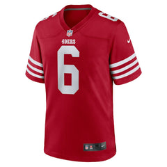 Malik Mustapha San Francisco 49ers Game Jersey - Scarlet outlet