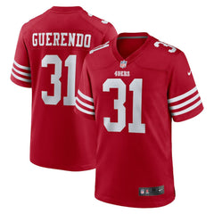 Isaac Guerendo San Francisco 49ers Game Jersey - Scarlet outlet