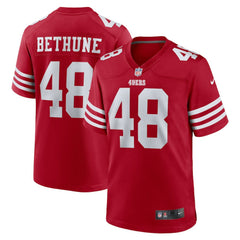 Tatum Bethune San Francisco 49ers Game Jersey - Scarlet for sale