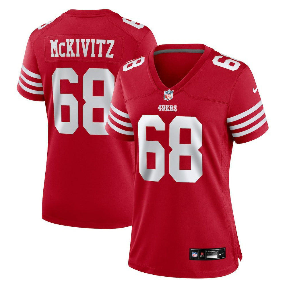 Colton McKivitz San Francisco 49ers Women's Team Game Jersey - Scarlet discount