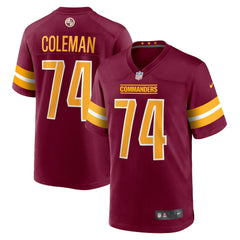 Brandon Coleman Washington Commanders Game Jersey - Burgundy on sale