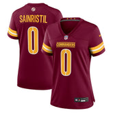 Mike Sainristil Washington Commanders Women's Team Game Jersey - Burgundy cheap