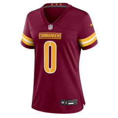 Mike Sainristil Washington Commanders Women's Team Game Jersey - Burgundy cheap