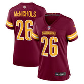 Jeremy McNichols Washington Commanders Women's Team Game Jersey - Burgundy on sale