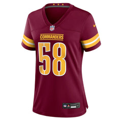Jordan Magee Washington Commanders Women's Team Game Jersey - Burgundy online