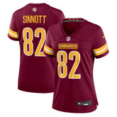 Ben Sinnott Washington Commanders Women's Team Game Jersey - Burgundy sale