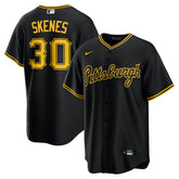 Paul Skenes Pittsburgh Pirates Alternate 2 Replica Jersey Black