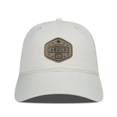 Vancouver Canucks Men's Levelwear Faux Leather Patch Unstructured Adjustable Hat - Cream Hats