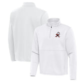 Cleveland Browns Antigua Twist Quarter-Zip Pullover Jacket - White discount