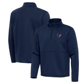 Houston Texans Antigua Twist Quarter-Zip Pullover Jacket - Navy for sale
