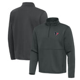 Houston Texans Antigua Twist Quarter-Zip Pullover Jacket - Pewter outlet