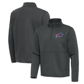 Buffalo Bills Antigua Twist Quarter-Zip Pullover Jacket - Pewter cheap
