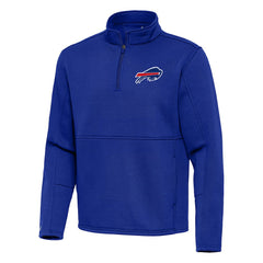 Buffalo Bills Antigua Twist Quarter-Zip Pullover Jacket - Royal sale