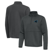Carolina Panthers Antigua Twist Quarter-Zip Pullover Jacket - Pewter online