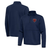 Chicago Bears Antigua Twist Quarter-Zip Pullover Jacket - Navy sale