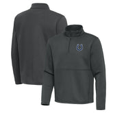 Indianapolis Colts Antigua Twist Quarter-Zip Pullover Jacket - Pewter discount