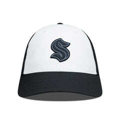 Seattle Kraken Levelwear Endure Nightfall Blackout Patch Unstructured Flex Hat - Black/White Hats
