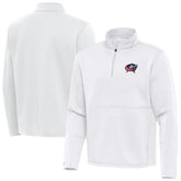 Columbus Blue Jackets Antigua Twist Quarter-Zip Pullover Jacket - White Pullover