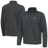 Columbus Blue Jackets Antigua Twist Quarter-Zip Pullover Jacket - Silver Pullover