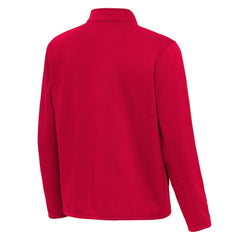 Columbus Blue Jackets Antigua Twist Quarter-Zip Pullover Jacket - Red Pullover
