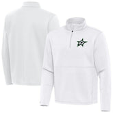 Dallas Stars Antigua Twist Quarter-Zip Pullover Jacket - White Pullover