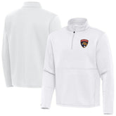 Florida Panthers Antigua Twist Quarter-Zip Pullover Jacket - White Pullover