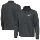 Los Angeles Kings Antigua Twist Quarter-Zip Pullover Jacket - Silver Pullover