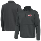 Washington Capitals Antigua Twist Quarter-Zip Pullover Jacket - Pewter Pullover
