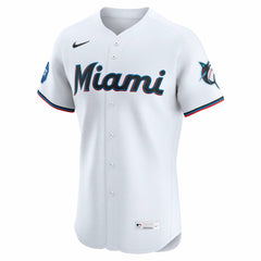 Miami Marlins Home Elite Jersey White