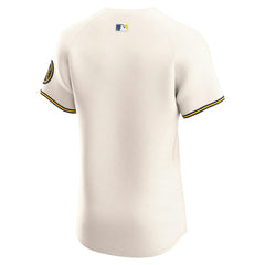 Milwaukee Brewers Home Elite Jersey Cream