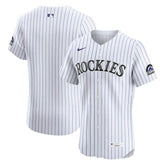 Colorado Rockies Home Elite Jersey White