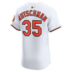 Adley Rutschman Baltimore Orioles Home Elite Jersey White