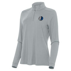 Dallas Mavericks Antigua Women's Intent Quarter-Zip Top sale - Gray for sale