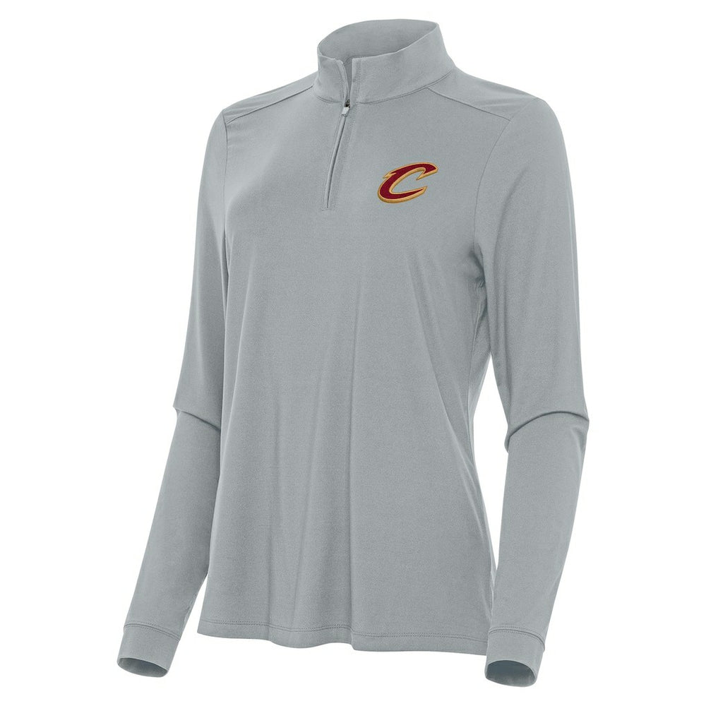 Cleveland Cavaliers Antigua Women's Intent Quarter-Zip Top sale - Gray on sale